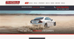 Desktop Screenshot of fritzandpeters.com